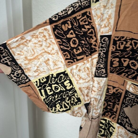 Vintage 90's Guess Jeans Mens  Multicolor Short Sleeve Button‎ Up Shirt Medium - Picture 6 of 8